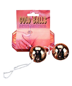 Duotone Gold Orgasm Balls