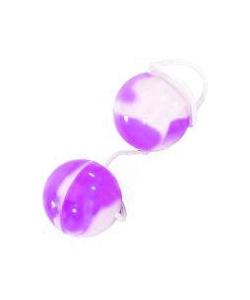 Duotone Marbled Purple Orgasm Balls