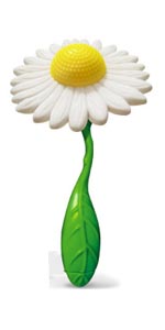 Flower Power Personal Massager White Petal ~ BT-RT215