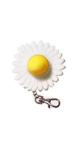 Flower Power Keychain Vibe White Petal ~ BT-RT220