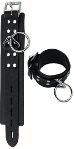 Spartacus Locking Leather Lined Wrist Restraints ~ SPL-8C-1L