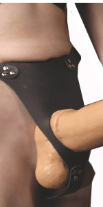 Strict Leather Huge Dildo Strap-on Harness ~ XR-DW101