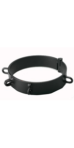 Black Steel Slave Collar [Medium] ~ XR-RI400-BLK