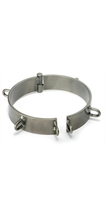 Steel Slave Collar [Large] ~ XR-RI400-NAT