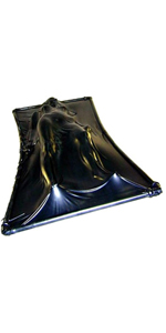 Extreme Black Latex Vacuum Bed ~ XR-ST985-BLK