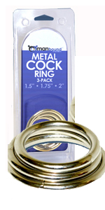 Manbound Metal Cock Ring 3 Pack ~ SS950-18