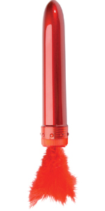 Taboo The Tease Vibrator, Red ~ TS4023-6