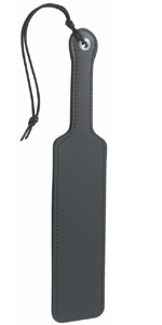 16 Inch Black Leather Paddle ~  SPL-4E