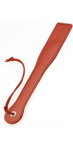 12 Inch Red Leather Paddle ~  SPL-4NR