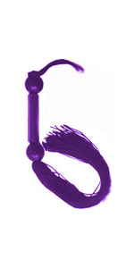Sportsheets 14 Inch Small Rubber Whip [Purple] ~ SS810-02