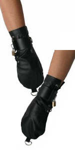 Strict Leather Bondage Mittens ~ XR-ST500