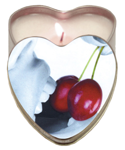 Cherry Heart Shaped Massage Candle