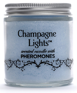 Midnight Romance Champagne Lights Candle