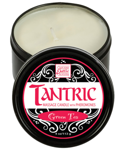 Green Tea Tantric Pheromones Soy Massage Candle