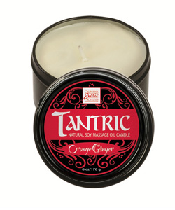 Orange Ginger Tantric Soy Massage Candle