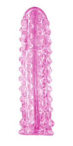 Mega Stretch Silicone Penis Extension, Pink   ~  PD2406-11