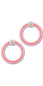 Silicone Beaded Stud Rings ~ SE1455-11