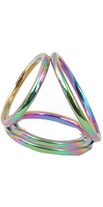 Hardline Color Tri Cage Cockring Large