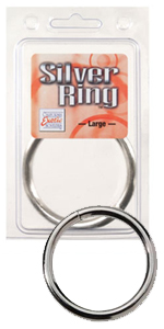 Silver Cock Ring ~ Large - SE1402-05