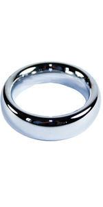 Chrome Donut Cock Ring ~ Large