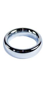 Chrome Donut Cock Ring ~ Medium