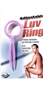 Adjustable Luv Ring, Purple ~ PD2268-12