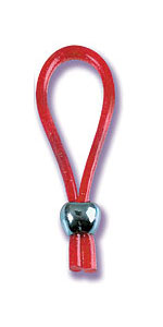 Adjustable Loop Cock Ring, Red Glitter ~ SE1422-11
