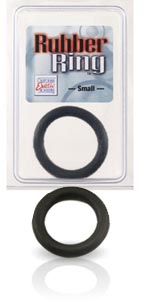 Black Rubber Cock Ring ~ Small - SE1404-03