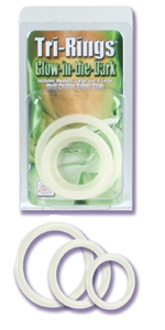 Glow In The Dark Tri-Rings Set