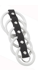 Soft Rubber Five Ring Gates of Hell [White] ~  SPR-10