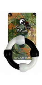 Ying Yang Love Ring, Black and White ~ DJ0853-01