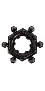 Nuts and Bolts Big Bolt Cockring, Black ~ DJ7554-04