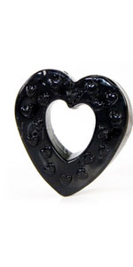 Heart-On Luv Ring, Black ~ PD2204-23