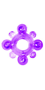 Jumbo Beaded Love Ring, Purple ~ PD2223-12