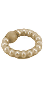 Pearl Beaded Prolong Ring, Smoke ~ SE1425-03