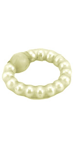 Pearl Beaded Prolong Ring, Pearl ~ SE1425-22
