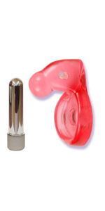 Single Play Vibe Cock Ring, Pink ~ DJ0854-01