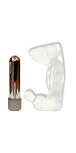 Double Play Vibe Cock Ring, Clear ~ DJ0855-02