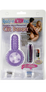 Ready-4-Action Clit Banger Cockring, Purple ~  PD1828-12