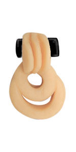 X-Rated Amazing Vibrating Cock Ring, Natural ~ TS0607-6