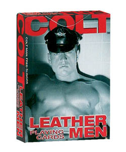 COLT Leather Men Playing Cards