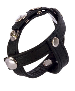 COLT Leather Cock and Ball Strap H Piece Divider