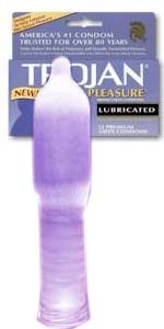 Trojan Her Pleasure Lubricated Condoms 12 Pack