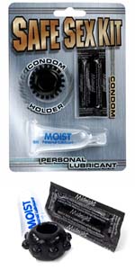 Safe Sex Condom Black Kit