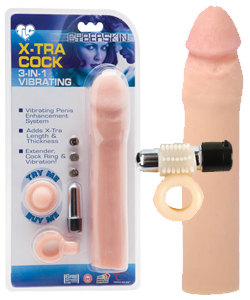 CyberSkin 3-in-1 Vibrating Cockring