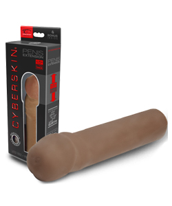 CyberSkin Transformer 1.5 Inch Penis Extension Cinnamon