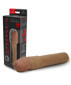 CyberSkin Transformer 3 Inch Penis Extension Cinnamon