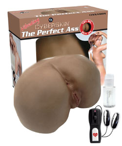 CyberSkin Vibrating Perfect Ass Cinnamon