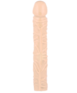 Squirmy Rooter 10 Inch White Dong