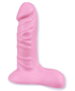 6 Inch Ballsy Super Cock Pink